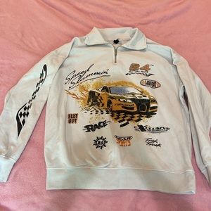 H&M divided racing polo sweatshirt